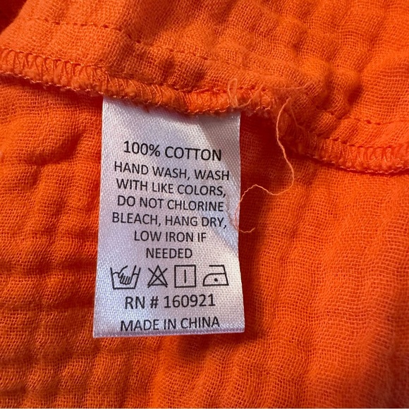 S’EDGE Raleigh Dress In Blood Orange M (a3 - Picture 6 of 8